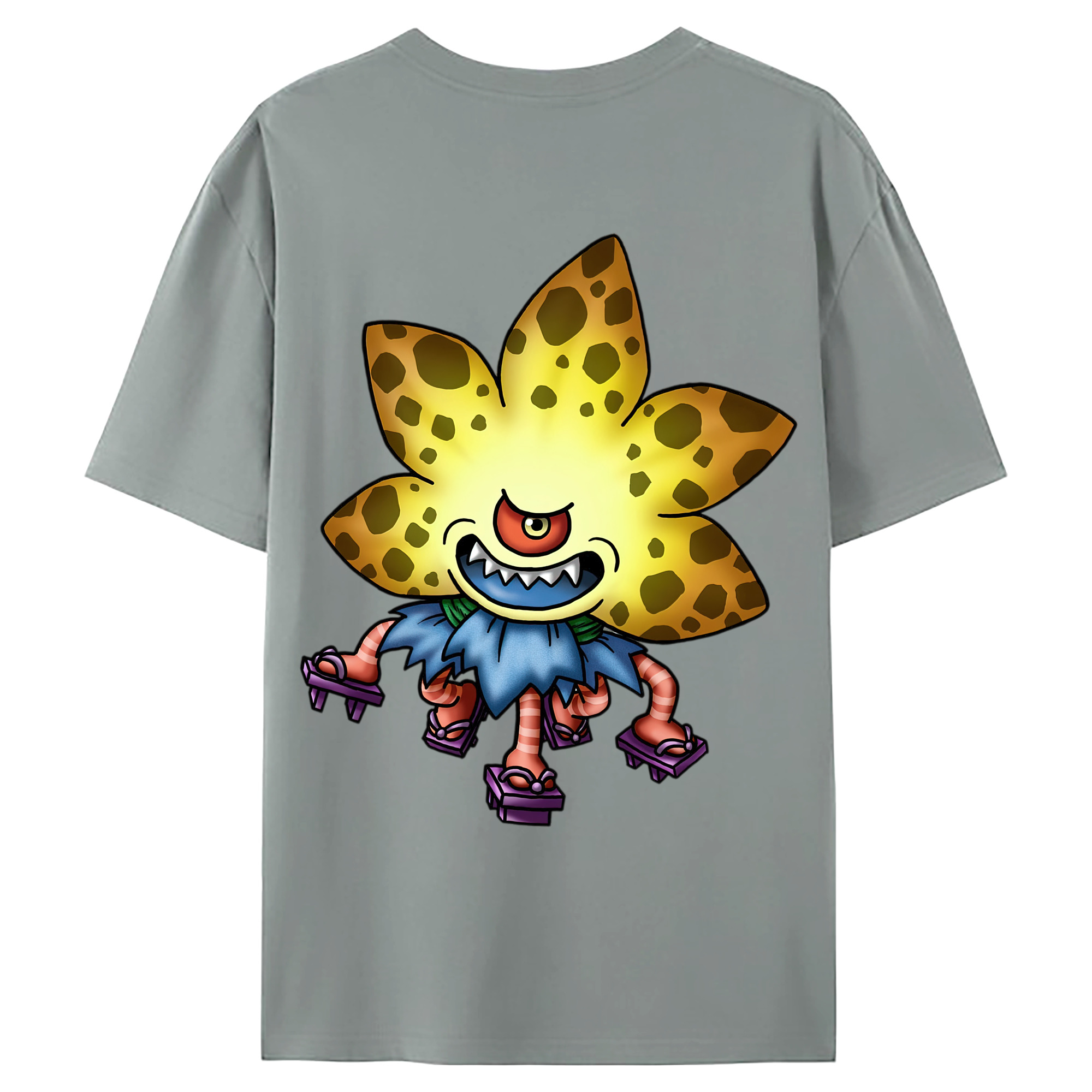 （画像用） ドラゴンクエスト Doragon Kuesuto Dragon Quest 綿100％ メンズ半袖Tシャツ（バックプリント） 通気性